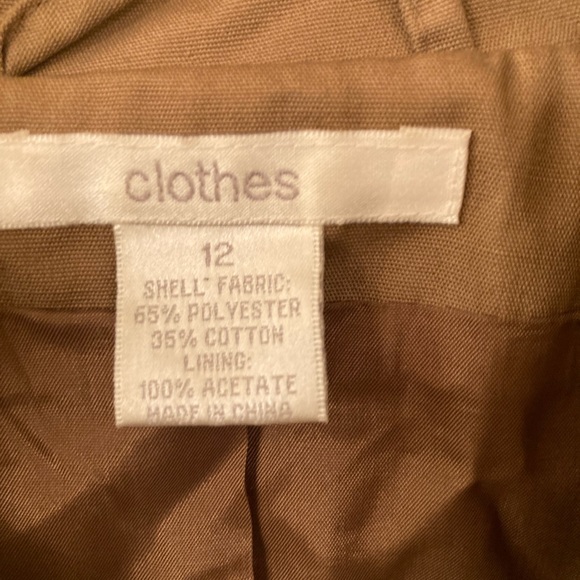 Ladies tan jacket - Picture 3 of 6